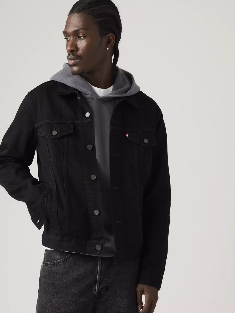 Levi's Men's Black Denim Trucker Jacket